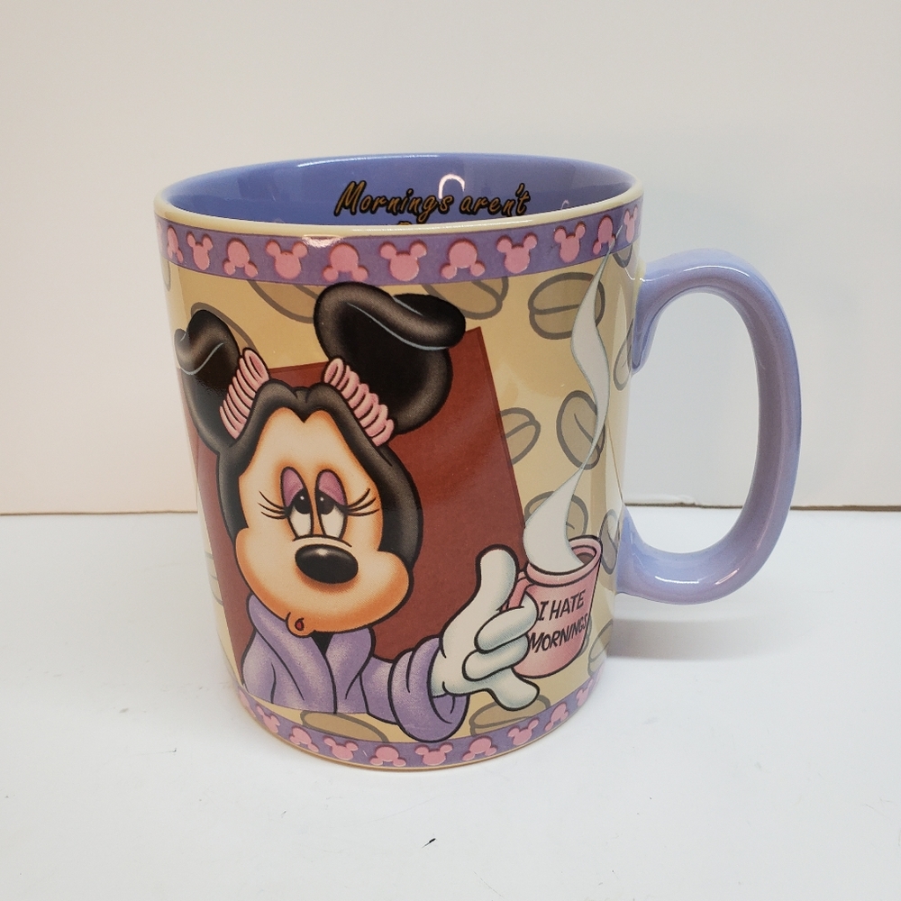 DISNEY Minnie Mouse Mornings Aren't Pretty Mug Oversized 28 oz
